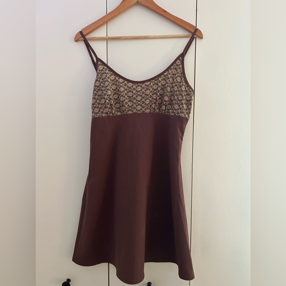 Cider Burgundy Floral Bust Slip Chemise